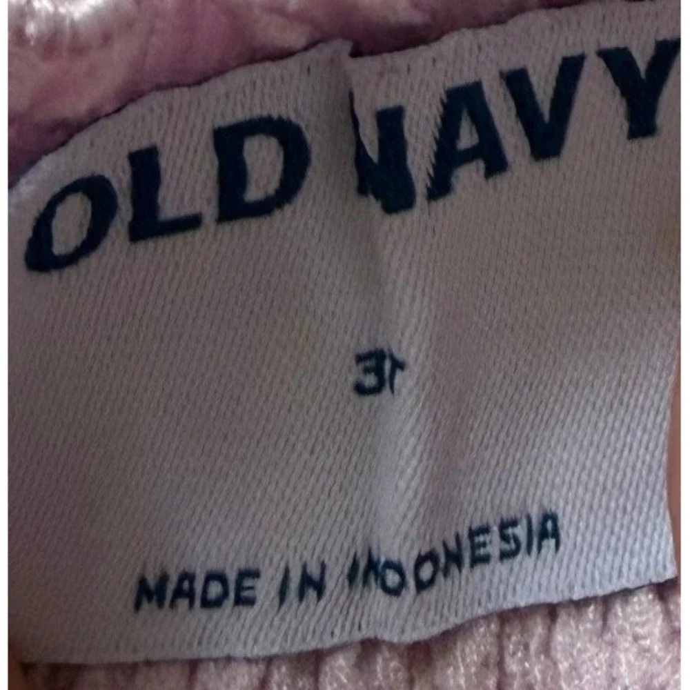 Old Navy Tiny Dancer Pink Smocked Peplum Tank Top Girls 3T 762277-01